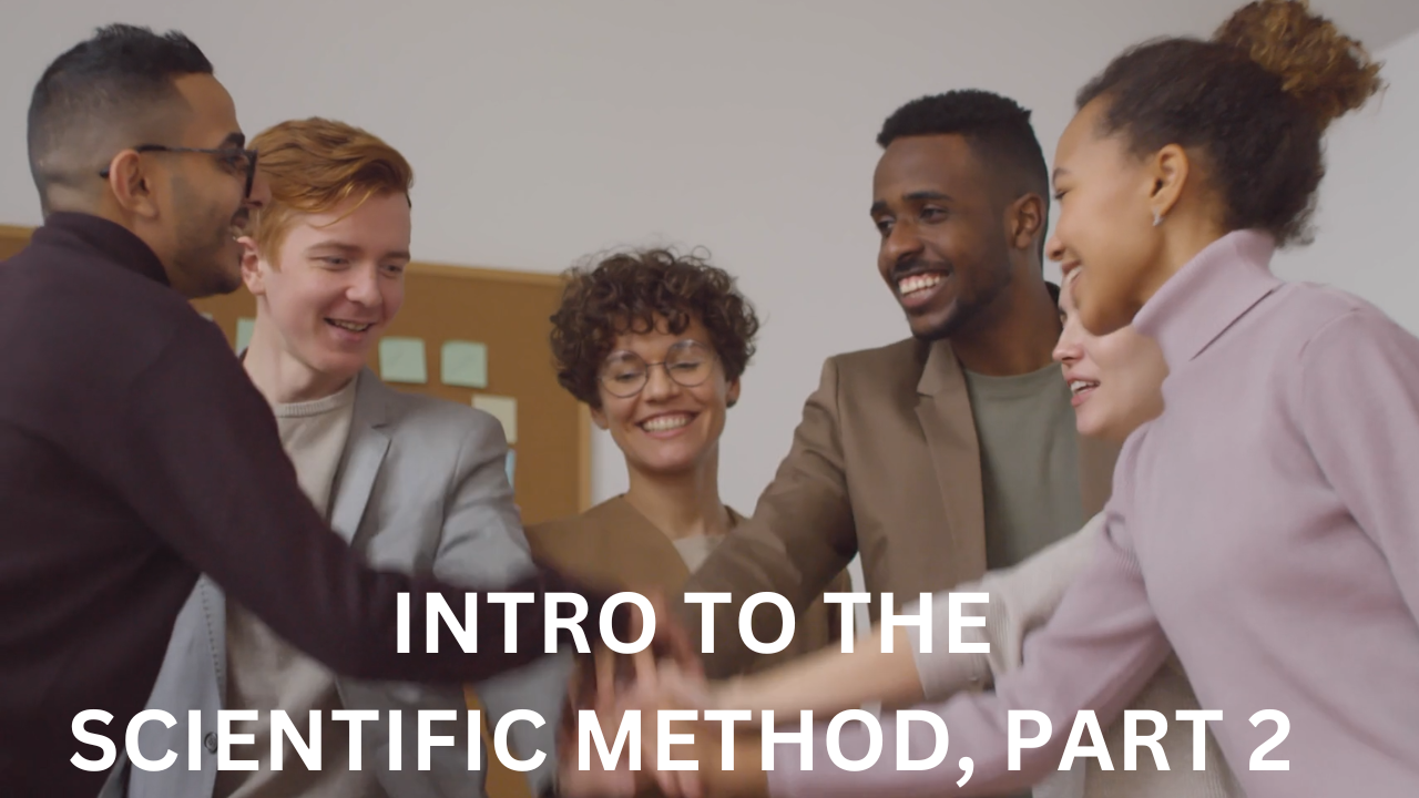 Intro to the Scientific Method, Part 2. Video sheet, Google Forms, MS Forms, Blackboard, Canvas, Moodle & more (V2).