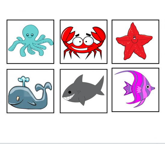 ECE Ocean Animals Graphing Game